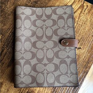 Coach Signature Canvas Notebook Cover - Cover only